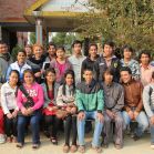 Die Jugendlichen des Reintegrationsprojektes mit dem Betreuerinnenteam im Mrz 2012